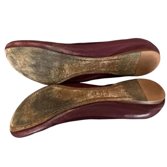 Tory Burch Bordeaux Caroline’s Flats, Ballet Flats.  9.5 - Picture 9 of 11
